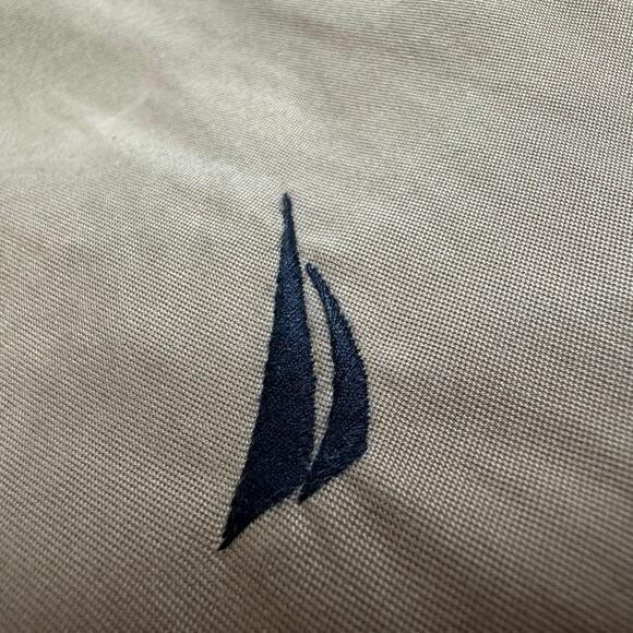 Nautica: Tan Windbreaker Jacket - Picture 3 of 7